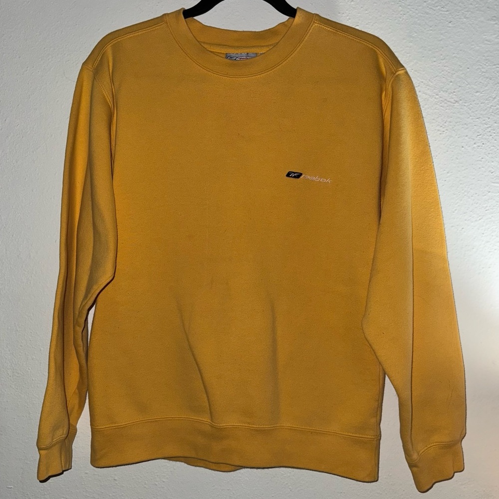 Vintage 90's Rebook Small Logo Crewneck Sweatshirt